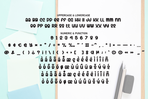 Paper Teacher Font PNG with transparent background - Preview 6