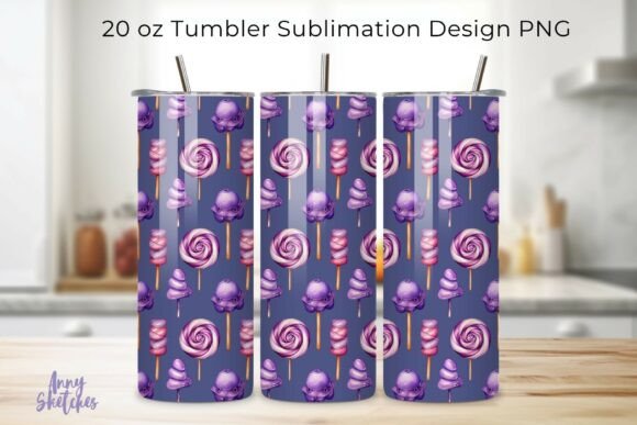 Purple Halloween Tumbler Wrap 20oz Graphics
