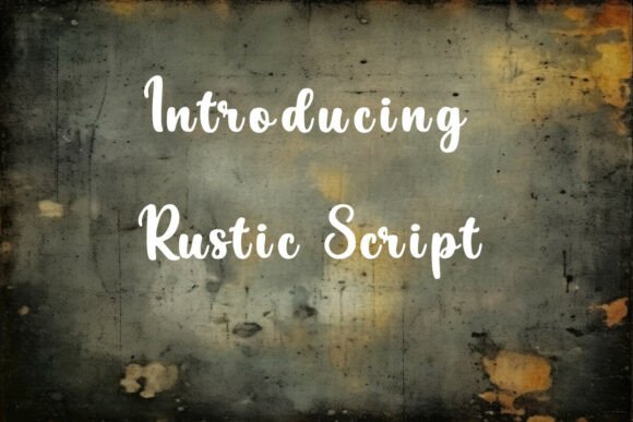 A Rustic Script Font Elegant Script Fonts 2026 | 147+ Stunning Elegant Script Fonts