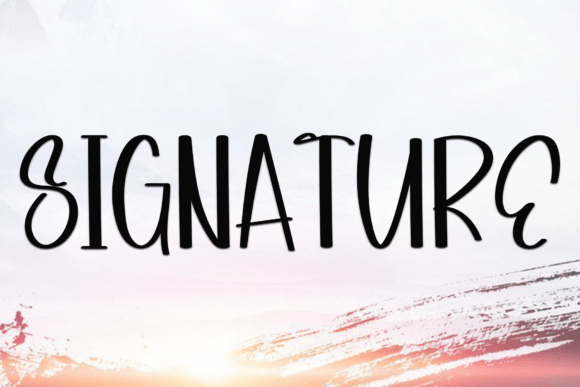 Singing Font font preview - 1