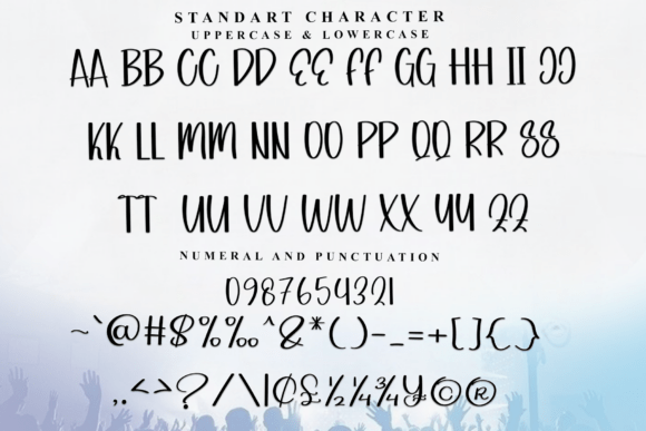 Singing Font font preview - 3