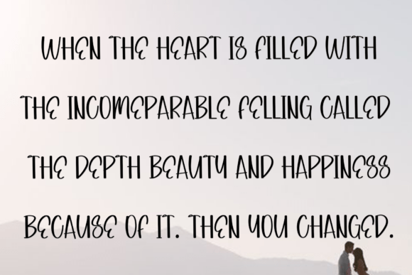 Singing Font font preview - 6