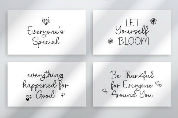 Skylight Font PNG with transparent background - Preview 4