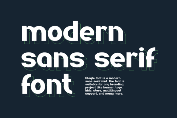 Slogfe Font PNG with transparent background - Preview 1