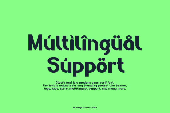Slogfe Font PNG with transparent background - Preview 3