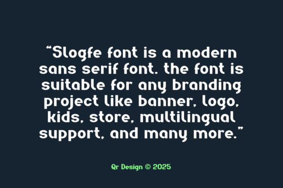 Slogfe Font PNG with transparent background - Preview 4
