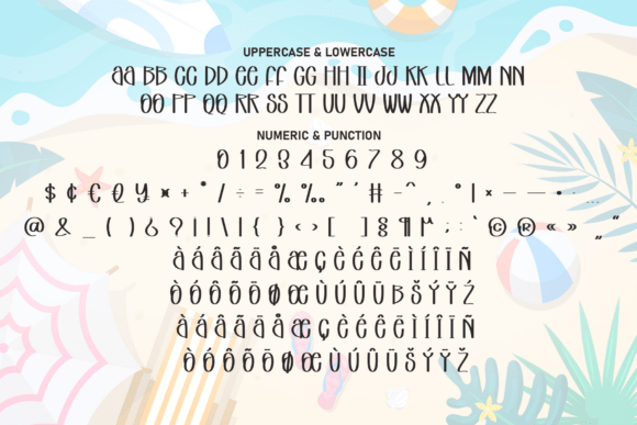 Beach Stickers Font - Preview 6