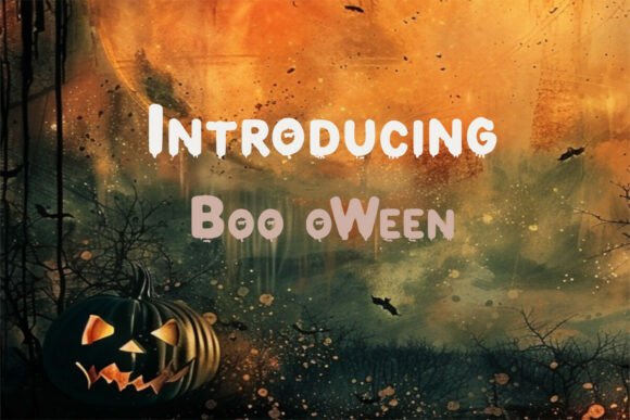 Boo Oween Font - Preview 1