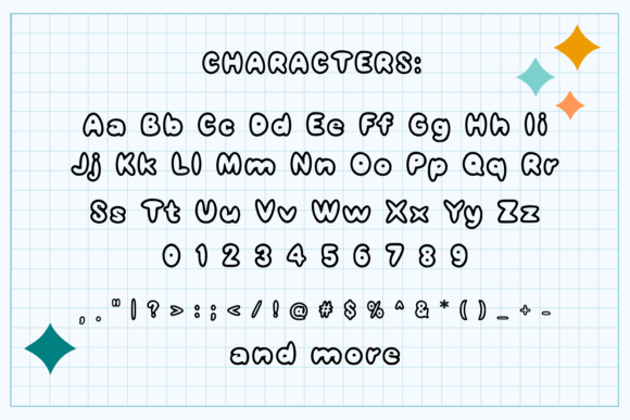 Bubble Cartoon Font - Preview 1