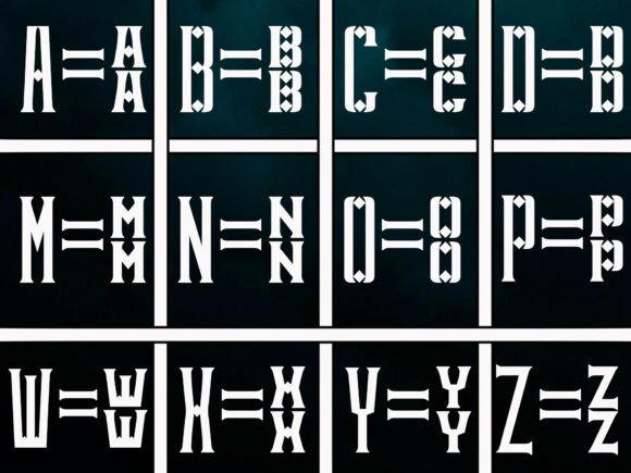 Budonger Font PNG with transparent background - Preview 1