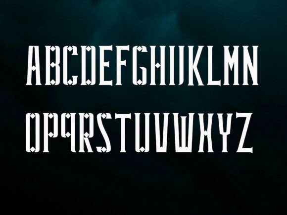 Budonger Font PNG with transparent background - Preview 2