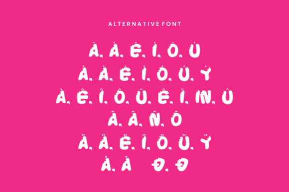 Candira Font PNG with transparent background - Preview 4