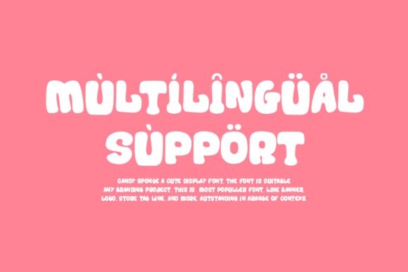 Candy Sponge Font - Preview 2