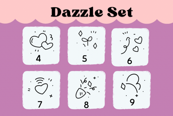 Dazzle Set Font - Preview 3