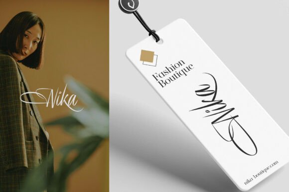 Delion Signature Font PNG with transparent background - Preview 2