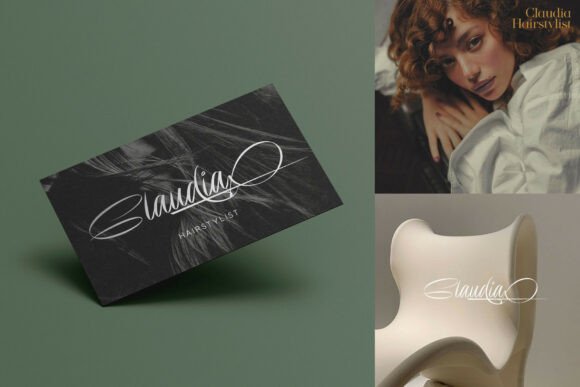 Delion Signature Font PNG with transparent background - Preview 3