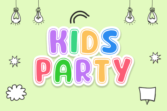 Fancy Display Font PNG with transparent background - Preview 2