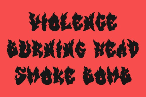 Flamezinna Font - Preview 1
