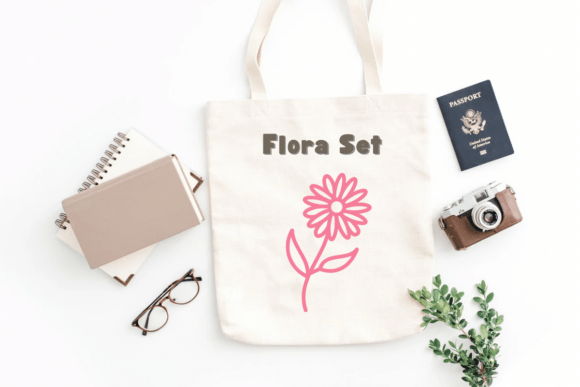 Flora Set Font - Preview 4