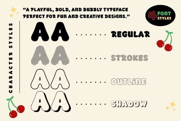 Fox Cerise Font - Preview 1