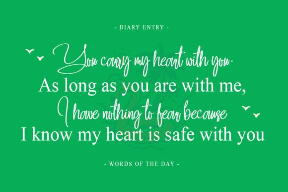Glastone Style Font PNG with transparent background - Preview 2