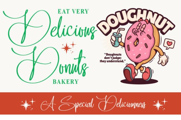 Glastone Style Font PNG with transparent background - Preview 6