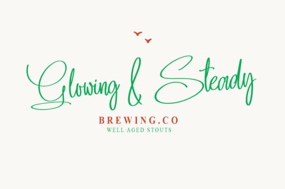 Glastone Style Font PNG with transparent background - Preview 5