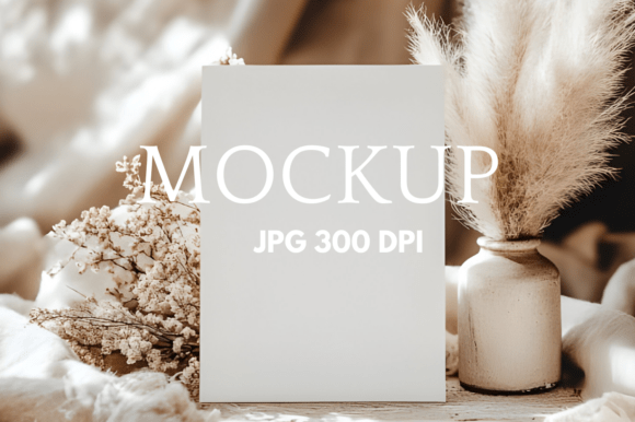 Greeting Card Mockup 5x7 Card