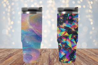 Holographic Glitter Texture Digital Paper Graphic by Creative River ...