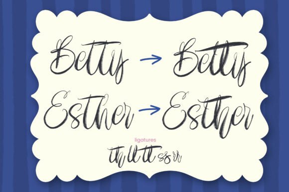 Letters to Elise Font PNG with transparent background - Preview 1