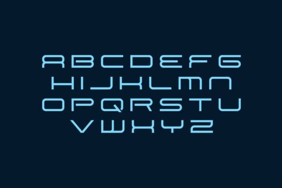 Nebule Font PNG with transparent background - Preview 1