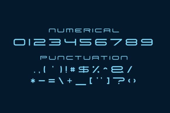 Nebule Font PNG with transparent background - Preview 2