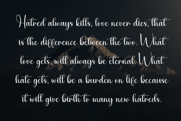Outglow Font font preview - 5