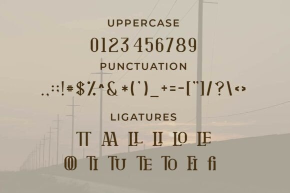 Portile Font font preview - 3