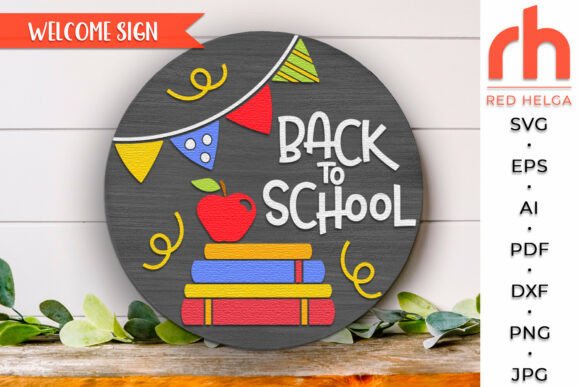 Back to School SVG, Classroom Door Sign