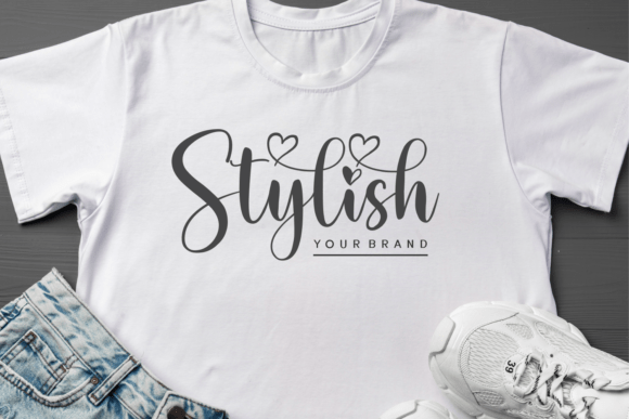 Bening Font PNG with transparent background - Preview 3