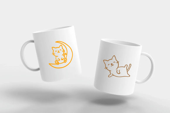 Cat Cartoon Bundle Font - Preview 5