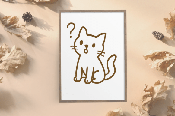 Cat Cartoon Bundle Font - Preview 6