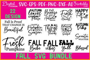 FALL SVG BUNDLE Graphic by Crafthouse · Creative Fabrica