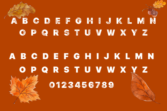 Fall Begin Font - Preview 4
