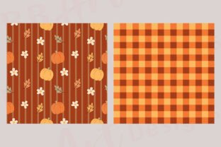 Fall Pattern Seamless Cozy Autumn Paper Graphic by BB Art Designs ...