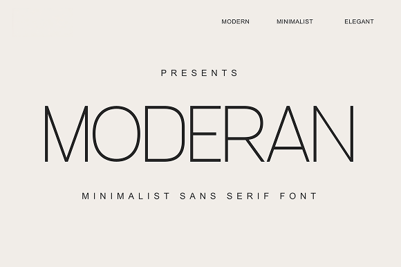Minimalist sans serif with Regular and Italic