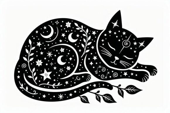 Mystical Witchy Celestial Vector Pack Graphic Illustrations By Creativelab19