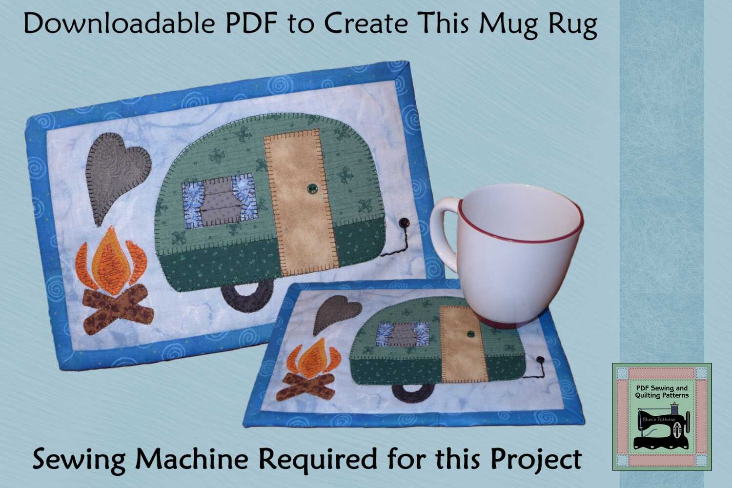 PDF Pattern for Vintage Camper
