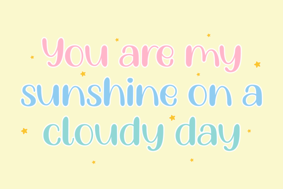 Picky Story Font PNG with transparent background - Preview 2
