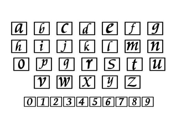 School Serif Font font preview - 2