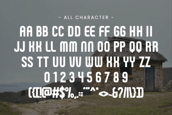 Shackers Font PNG with transparent background - Preview 1