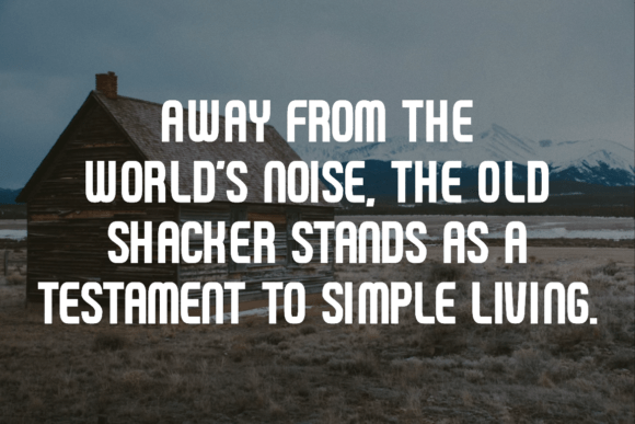 Shackers Font PNG with transparent background - Preview 4