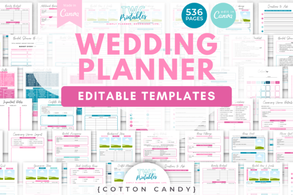 Wedding Planner Canva | COTTON CANDY