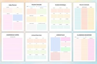 📘 2026 Teacher Planner Canva Kdp Graphic by munjixpro · Creative Fabrica